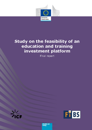 Study on the feasibility of an education and training investment platform