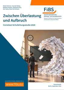 Deckblatt: Zwischen Überlastung und Aufbruch. Cornelsen Schulleitungsstudie 2026