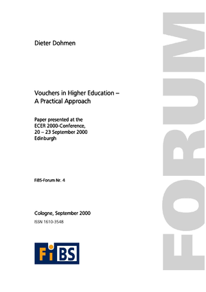 Vouchers in Higher Education - a practical approach
